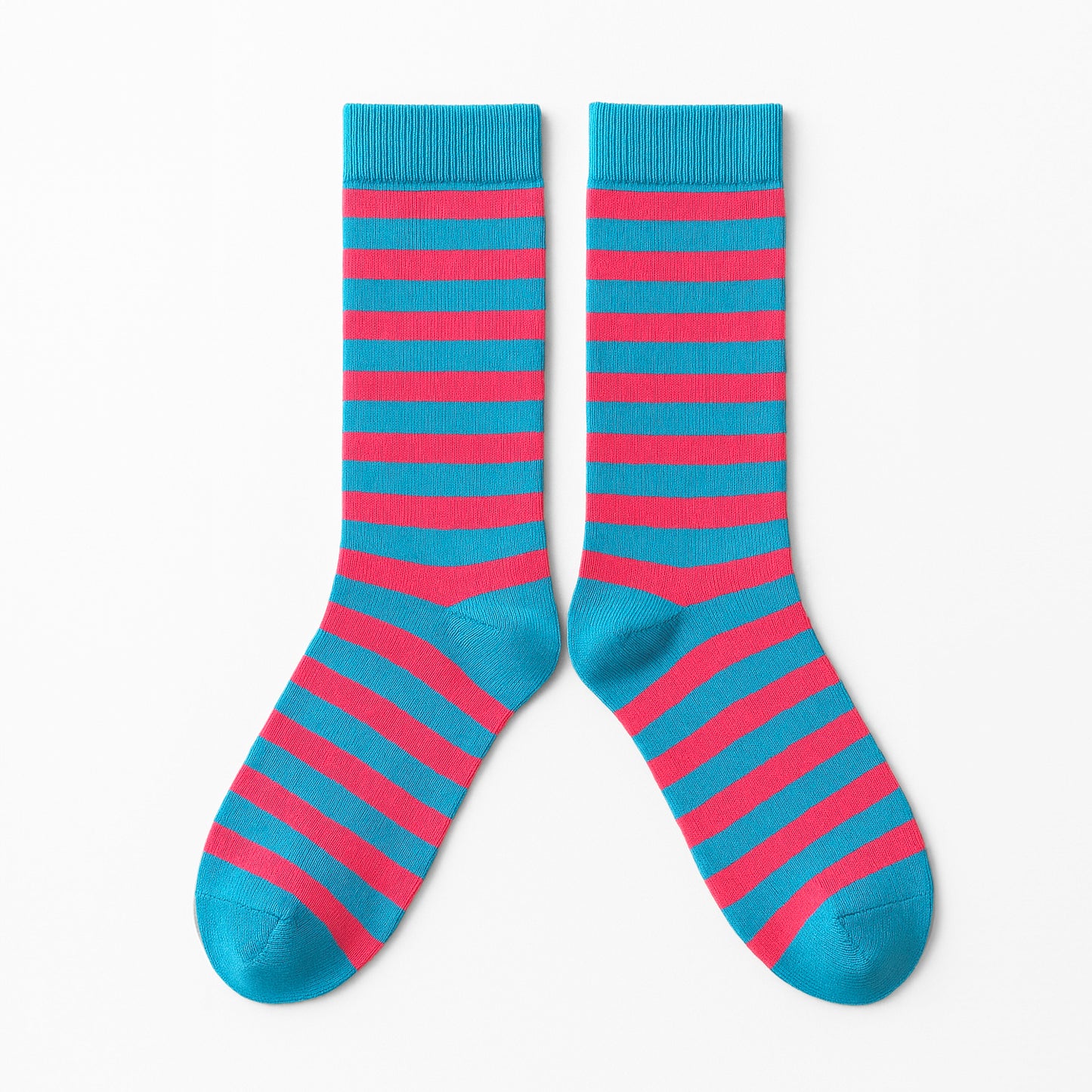 Sosete 2 Stripes Albastru-Roz