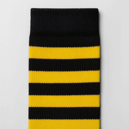 Sosete 2 Stripes Negru-Galben