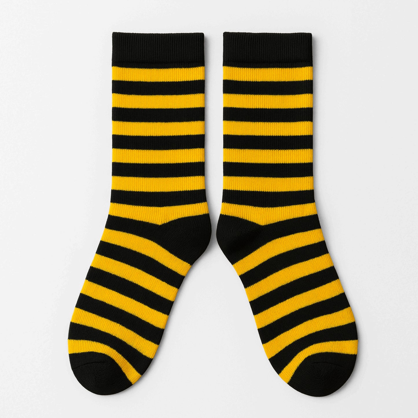 Sosete 2 Stripes Negru-Galben