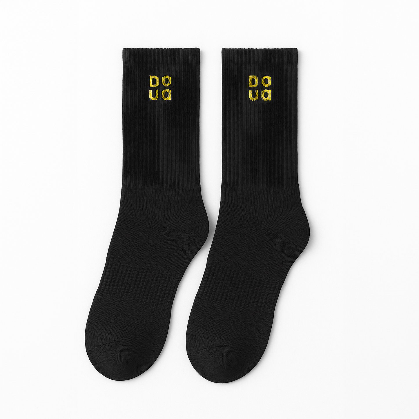 Sosete Sport Negru-Galben