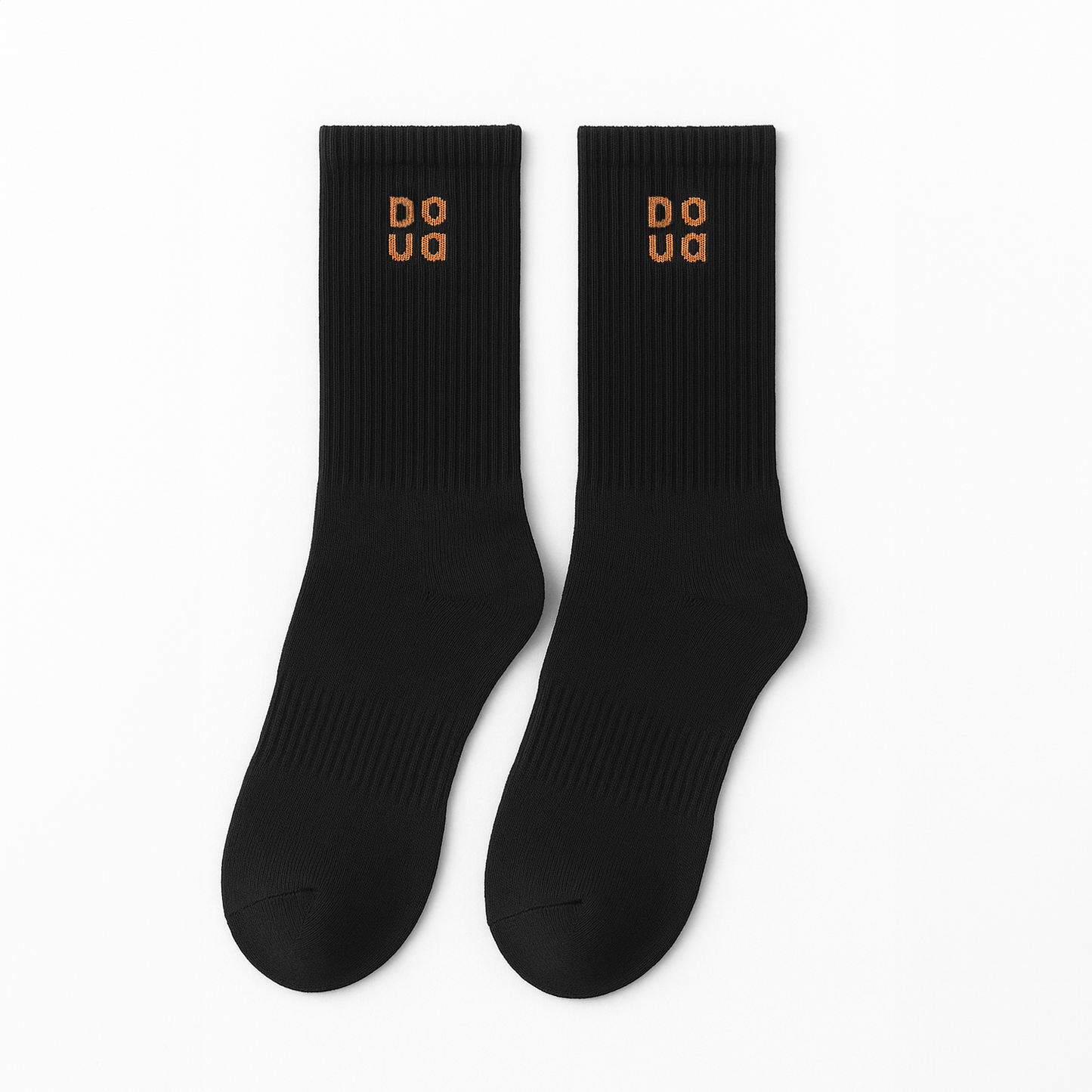 Sosete Sport Negru-Portocaliu