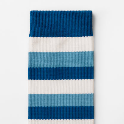 Sosete 3 Stripes Albastru-Sky si Alb