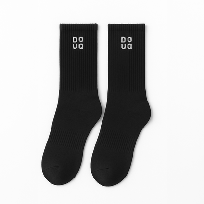 Sosete Sport Negru-Alb