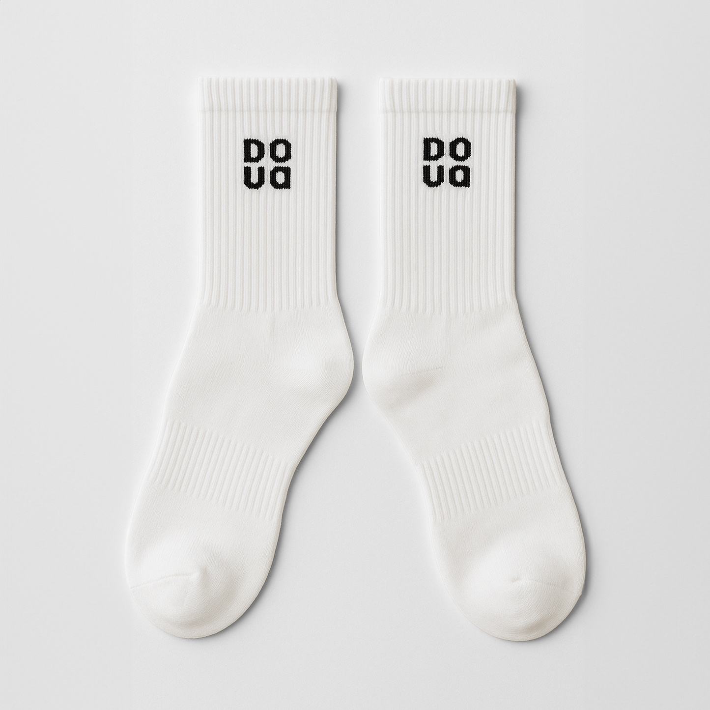 Sosete Sport Alb-Negru