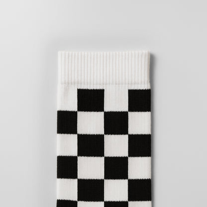 Sosete Chess Alb-Negru