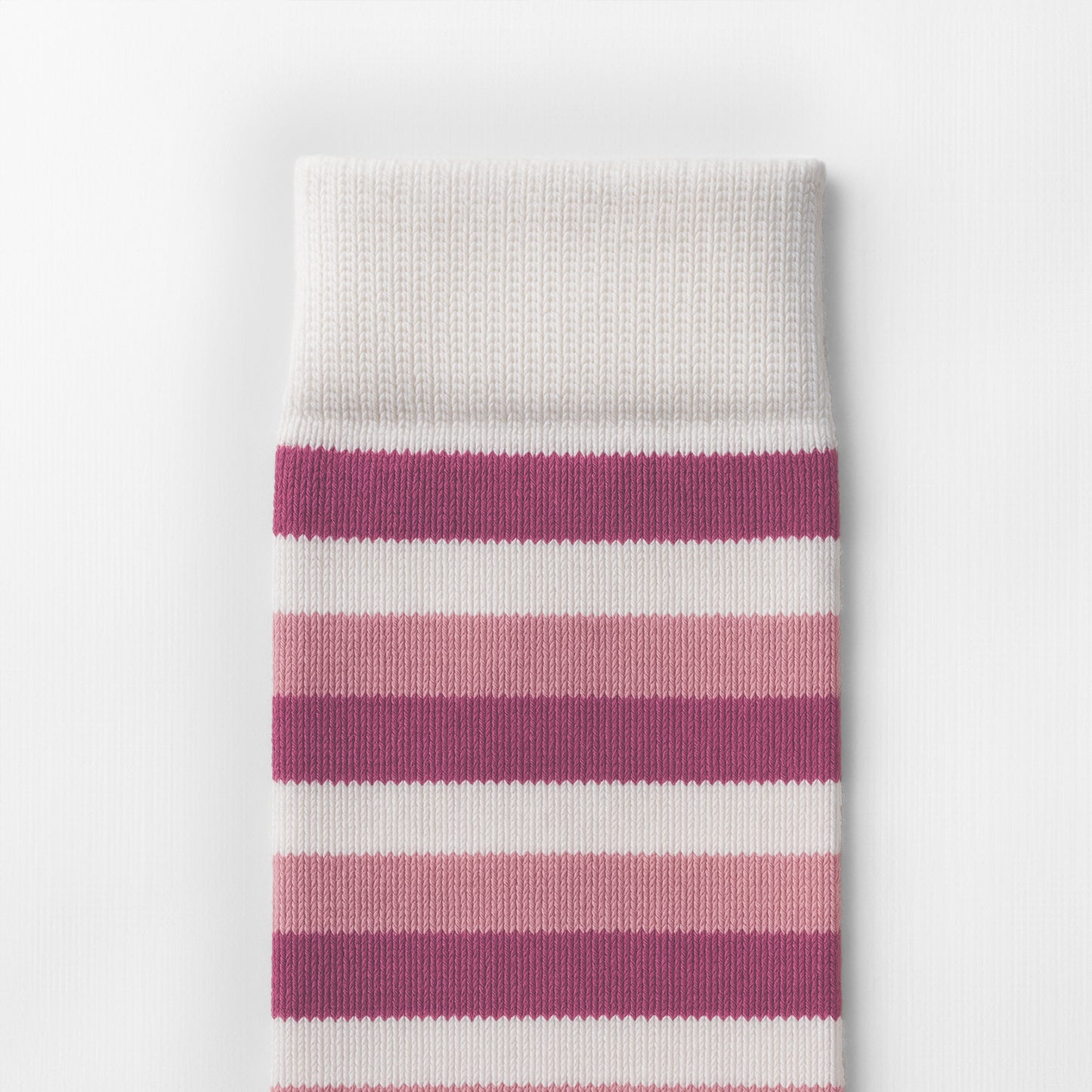 Sosete 3 Stripes Alb-Roz Magenta