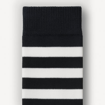 Sosete Lungi Back To School Negru-Alb