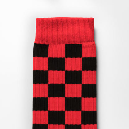 Sosete Chess Rosu-Negru