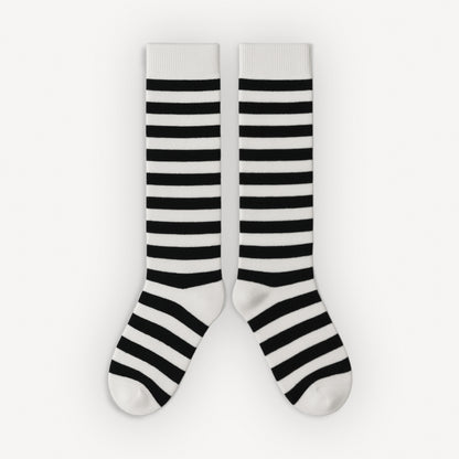 Sosete Lungi Back to School Alb-Negru