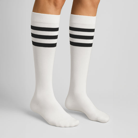 Sosete Lungi Back to School Alb-Negru