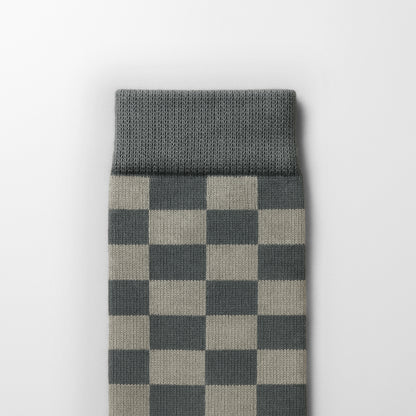 Sosete Chess Gri