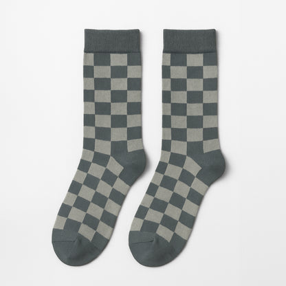 Sosete Chess Gri