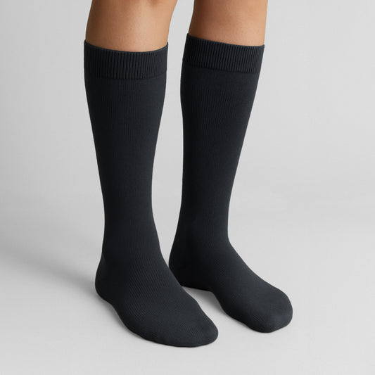 Sosete Lungi Back to School Negru