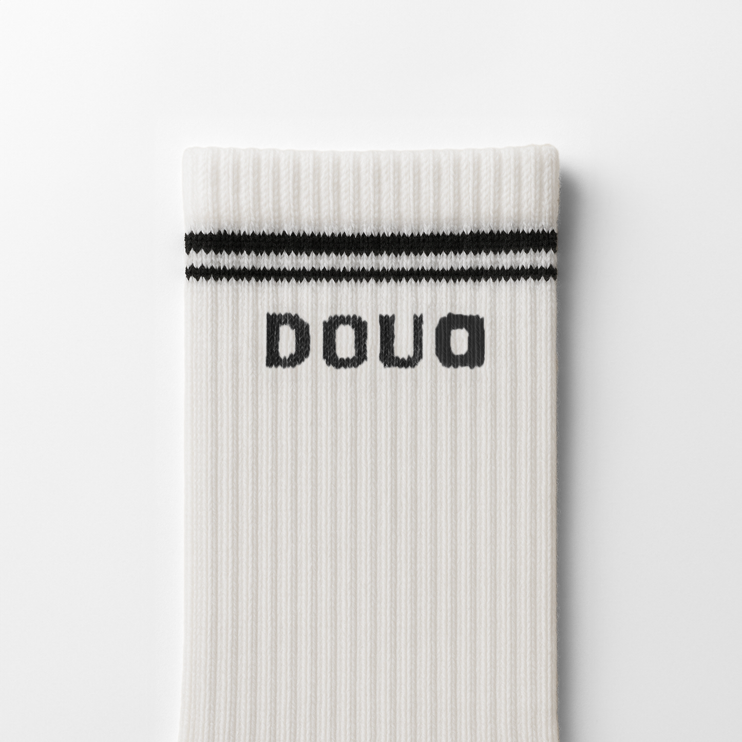 Sosete Sport cu Dungi Alb-Negru