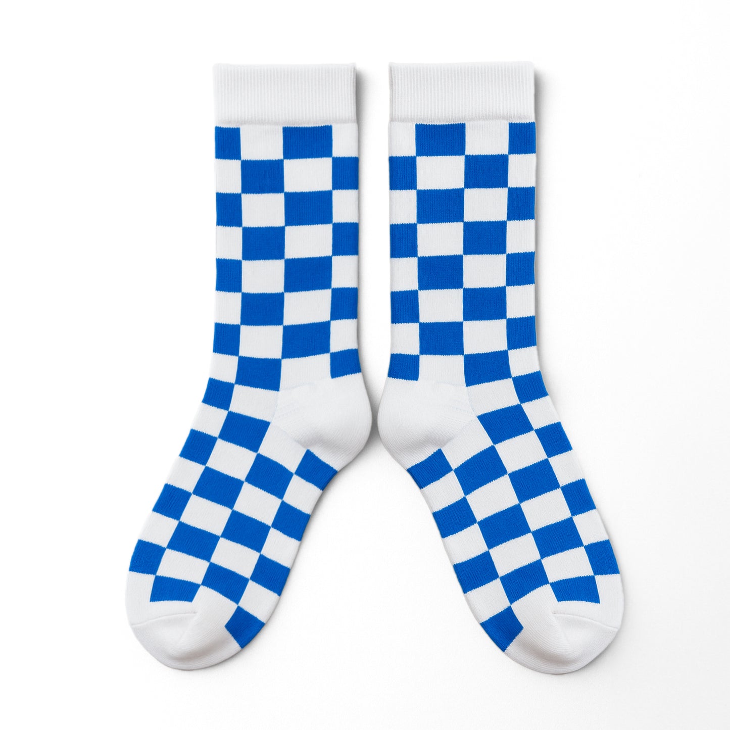 Sosete Chess Alb-Albastru