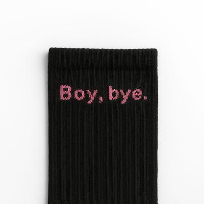 Sosete Boy, bye Negru-Roz