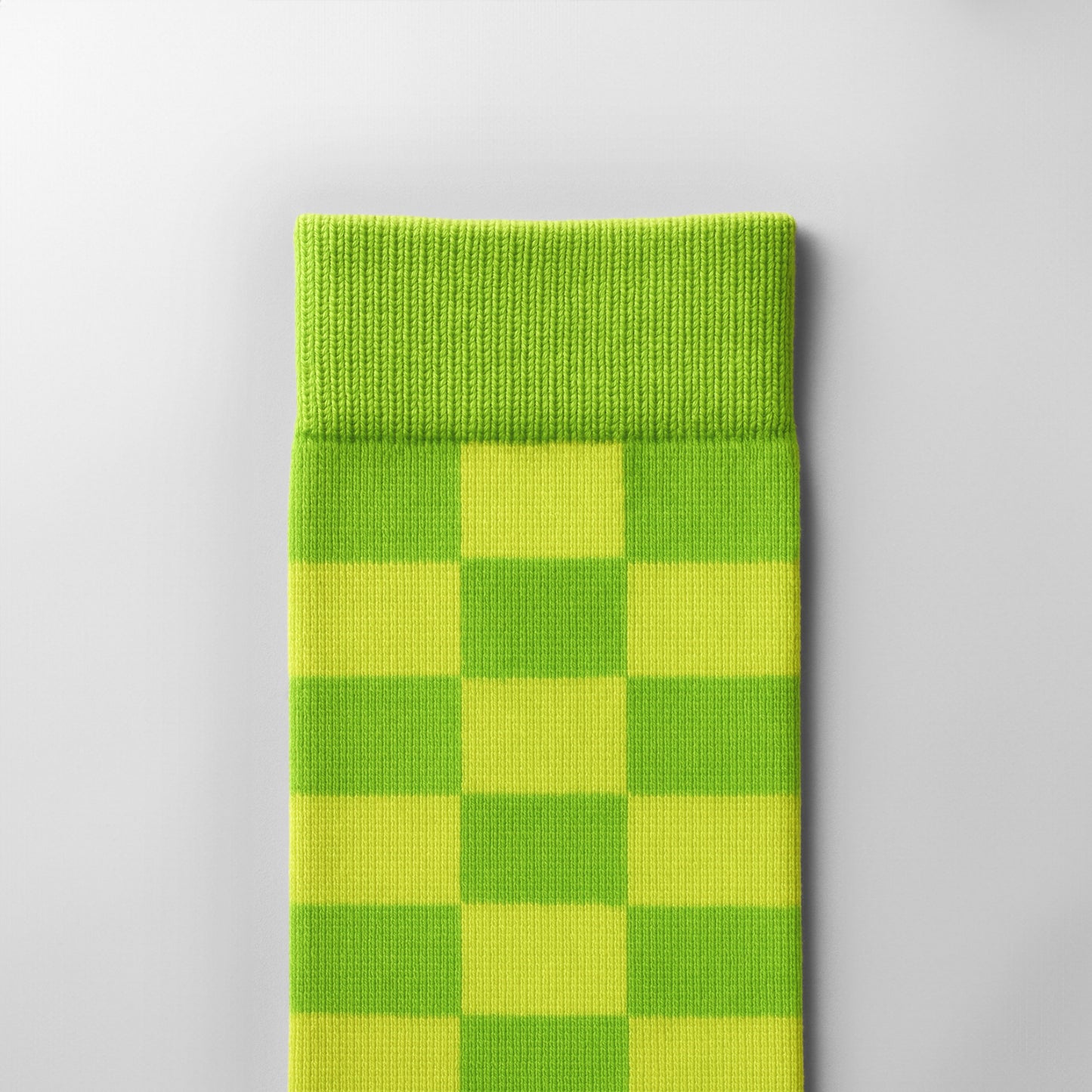 Sosete Chess Lime-Verde